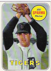 1969 Topps Baseball Cards      488     Joe Sparma